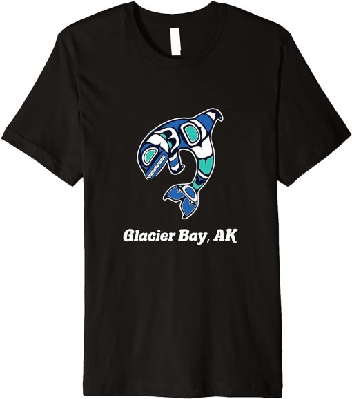 Glacier Bay AK Native American Tribal Orca Killer Whale Premium T-Shirt