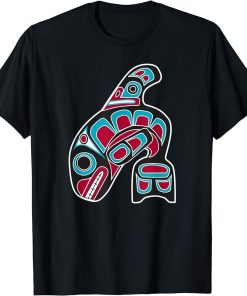 Orca Whale Alaska Haida Tribal Art - Native American Totem T-Shirt